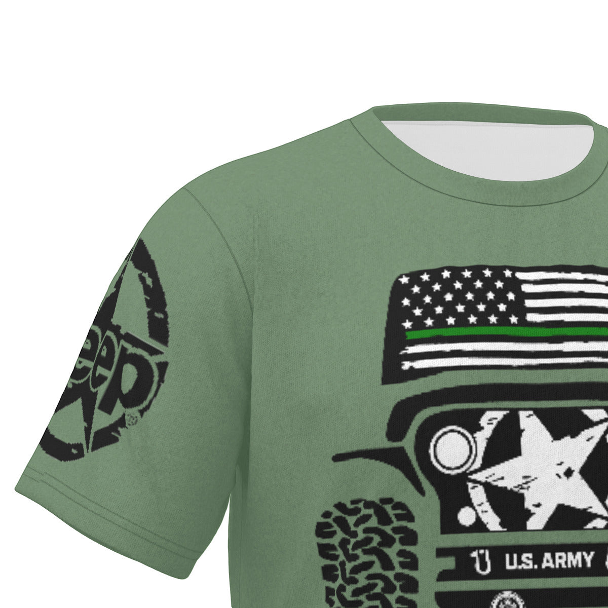 Army Jeep Shirt-duckduckjeep-offroad-wrangler-gladiator-3d-jeep duck-custom duck-Jeep-The Quacktory-Fun Jeep Ducks-Ducks4Jeep