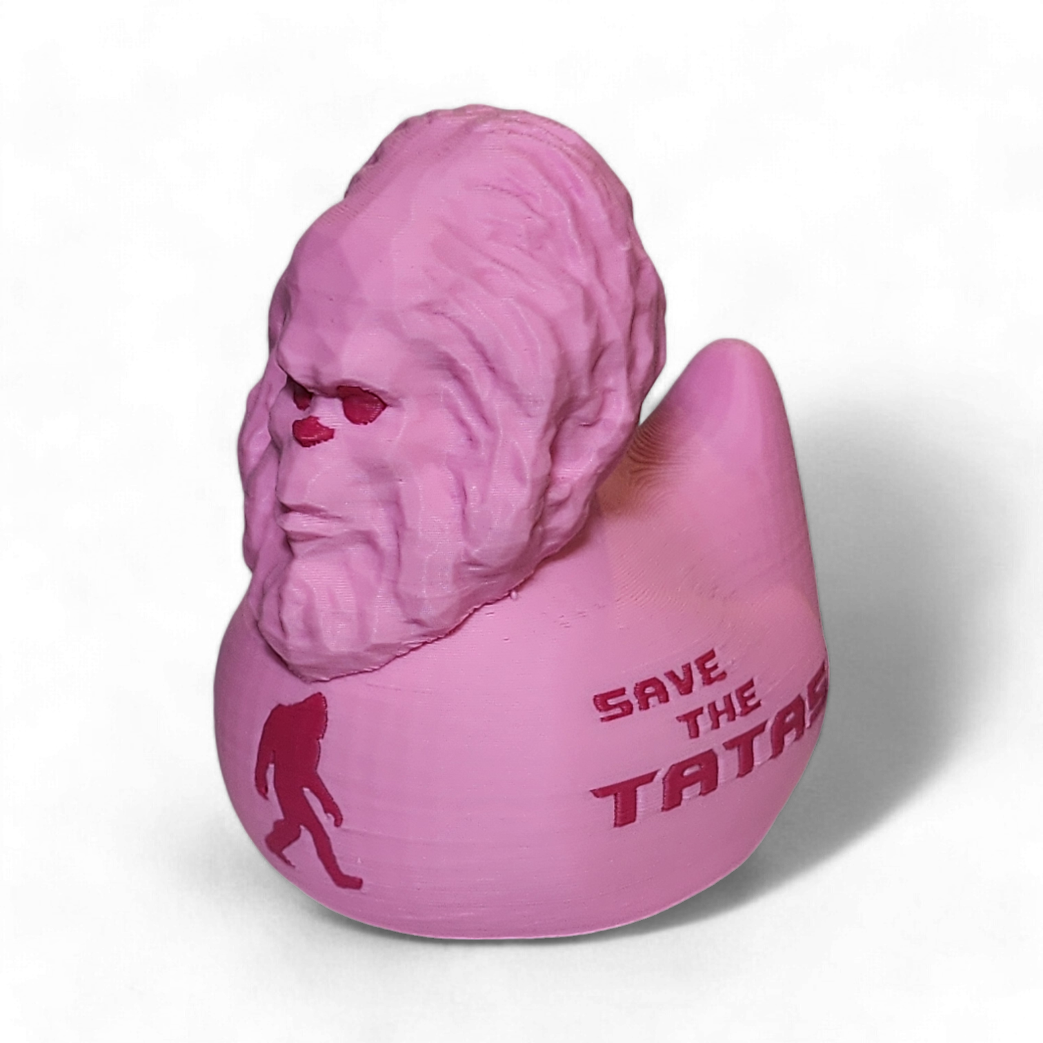 Bigfoot Save The Tatas Breast Cancer Awareness Duck-duckduckjeep-offroad-wrangler-gladiator-3d-jeep duck-custom duck-Jeep-The Quacktory-Fun Jeep Ducks-Ducks4Jeep