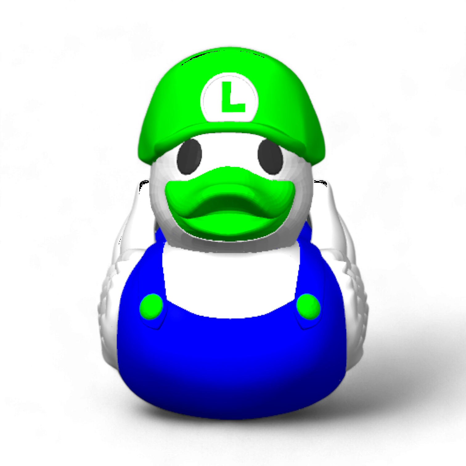 Luigi Duck-duckduckjeep-offroad-wrangler-gladiator-3d-jeep duck-custom duck-Jeep-The Quacktory-Fun Jeep Ducks-Ducks4Jeep