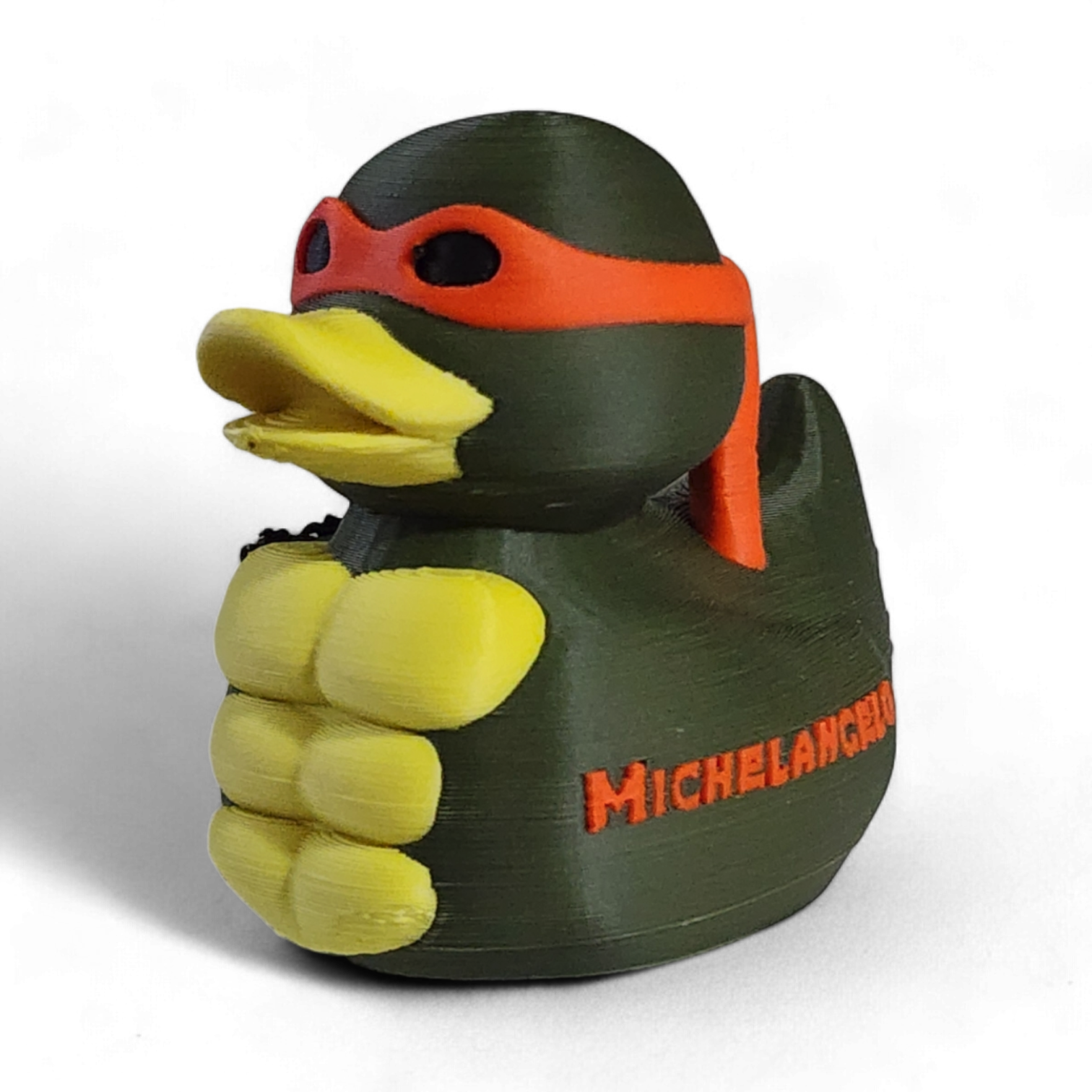 Michelangelo Duck-duckduckjeep-offroad-wrangler-gladiator-3d-jeep duck-custom duck-Jeep-The Quacktory-Fun Jeep Ducks-Ducks4Jeep