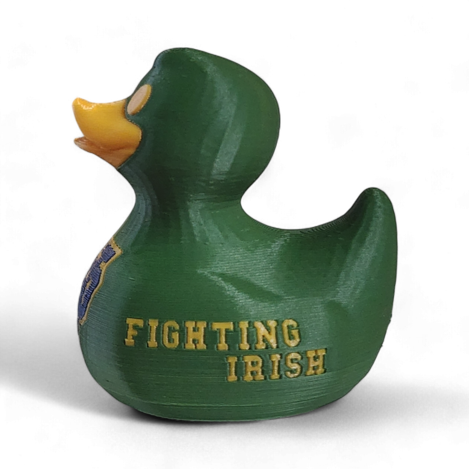 Notre Dame Fighting Irish Duck-duckduckjeep-offroad-wrangler-gladiator-3d-jeep duck-custom duck-Jeep-The Quacktory-Fun Jeep Ducks-Ducks4Jeep