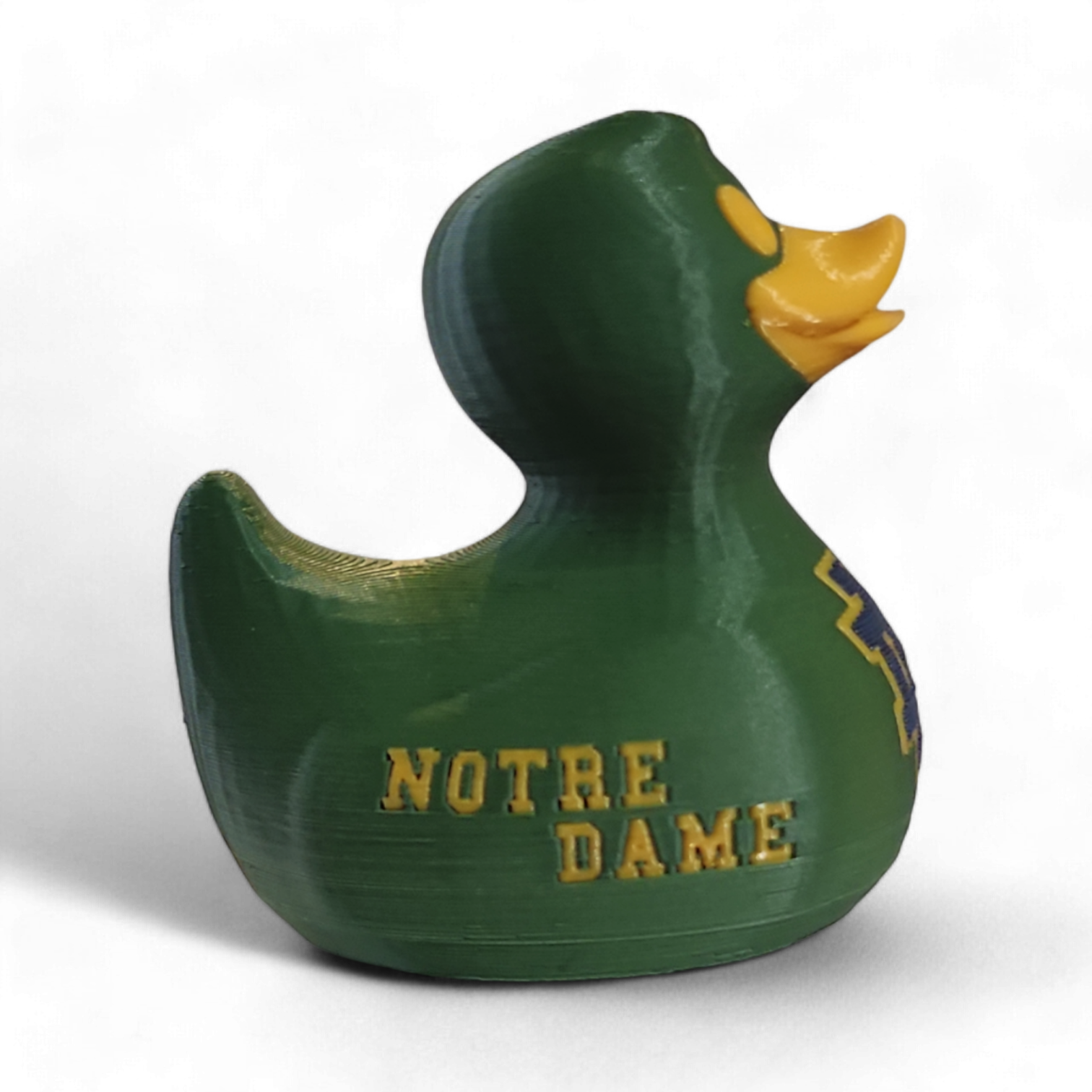 Notre Dame Fighting Irish Duck-duckduckjeep-offroad-wrangler-gladiator-3d-jeep duck-custom duck-Jeep-The Quacktory-Fun Jeep Ducks-Ducks4Jeep