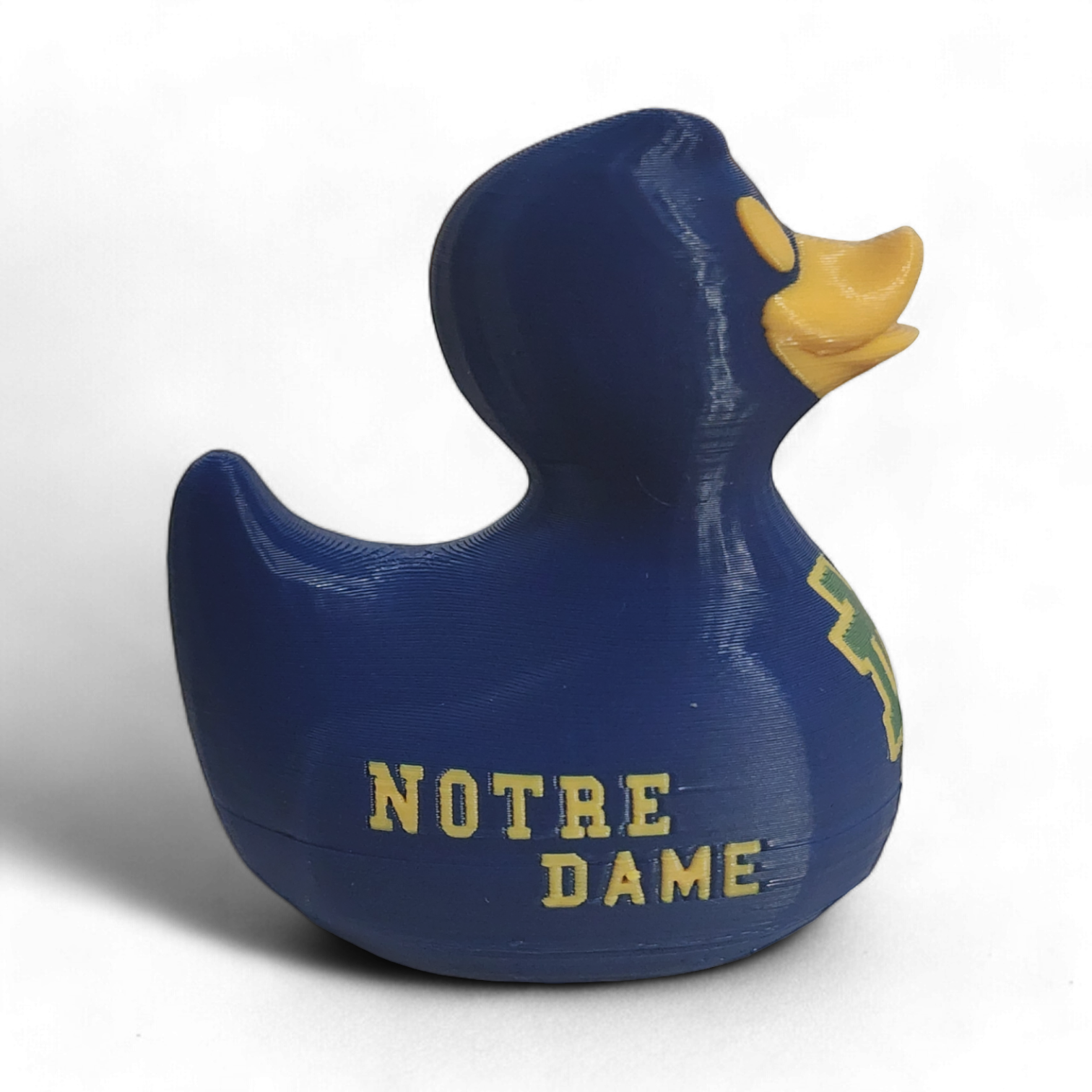 Notre Dame Fighting Irish Duck-duckduckjeep-offroad-wrangler-gladiator-3d-jeep duck-custom duck-Jeep-The Quacktory-Fun Jeep Ducks-Ducks4Jeep