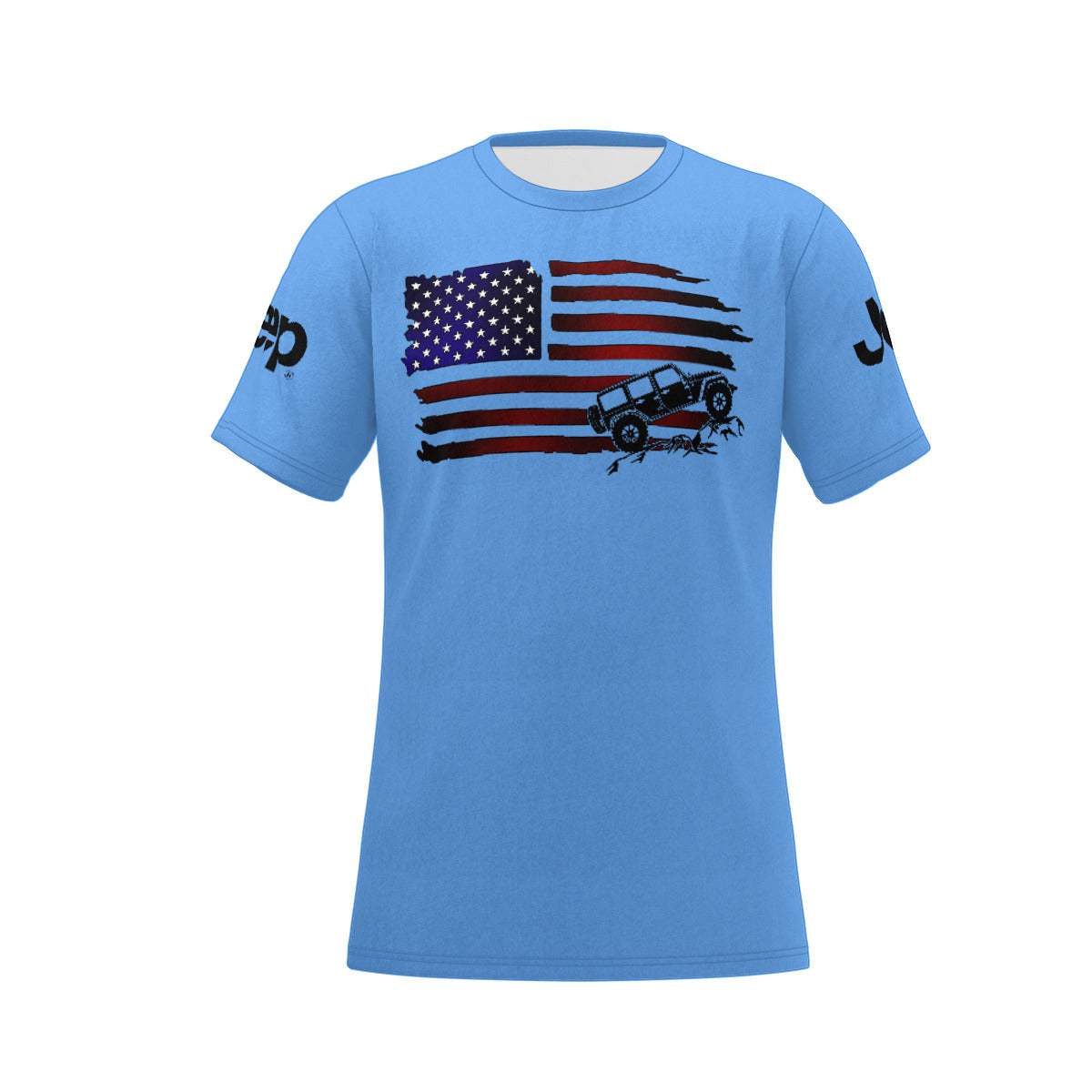 Off-Road Flag Shirt-duckduckjeep-offroad-wrangler-gladiator-3d-jeep duck-custom duck-Jeep-The Quacktory-Fun Jeep Ducks-Ducks4Jeep